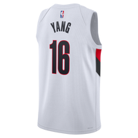 Yang Hansen Portland Trail Blazers Basketball Jersey, White Sportswear Jersey Shirt, Sleeveless Athletic Tank Jersey, Casual Gift for Men