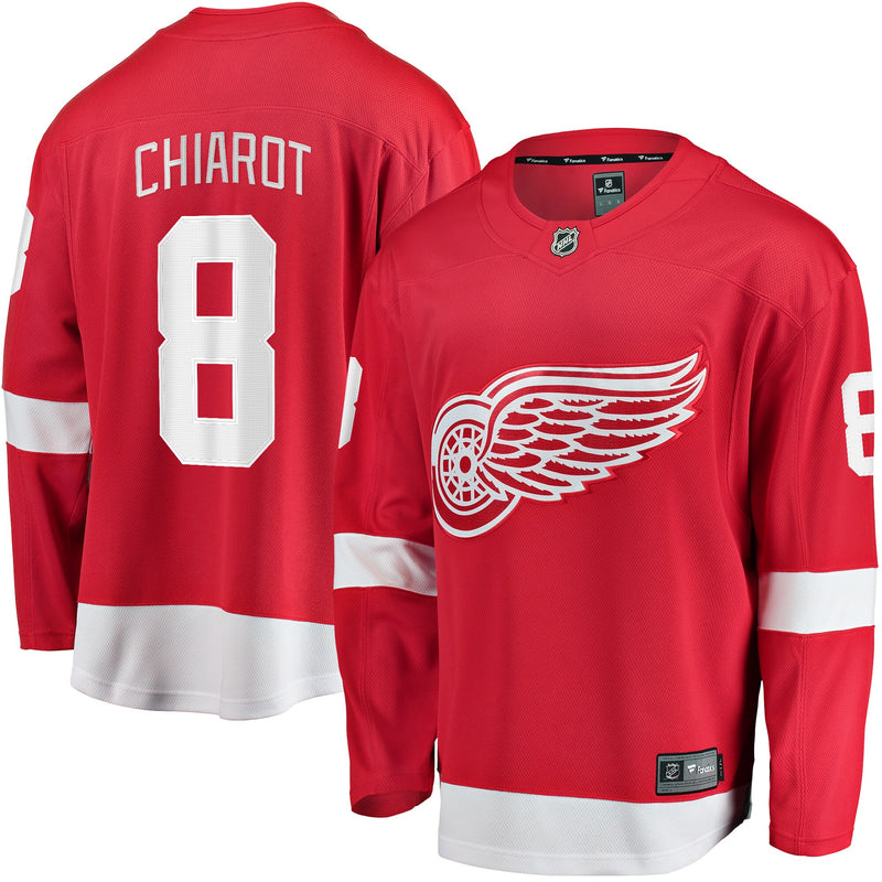 Ben Chiarot Detroit Red Wings Hockey Jersey, Breakaway Home Sportswear Jersey Shirt, Long Sleeve Hockey Sweater Jersey, Casual Gift for Men