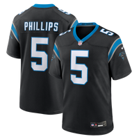 Jaelan Phillips Carolina Panthers Football Jersey, Black Sportswear Jersey Shirt, Lightweight Breathable Athletic Jersey, Casual Gift for Men