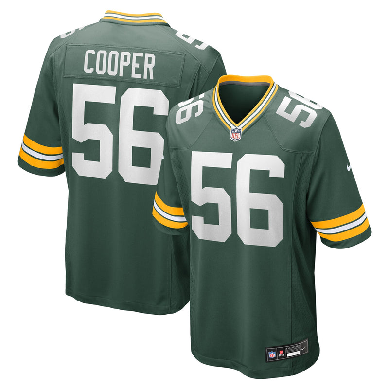 Edgerrin Cooper Green Bay Packers Football Jersey, Game Sportswear Jersey Shirt, Lightweight Breathable Athletic Jersey, Casual Gift for Men