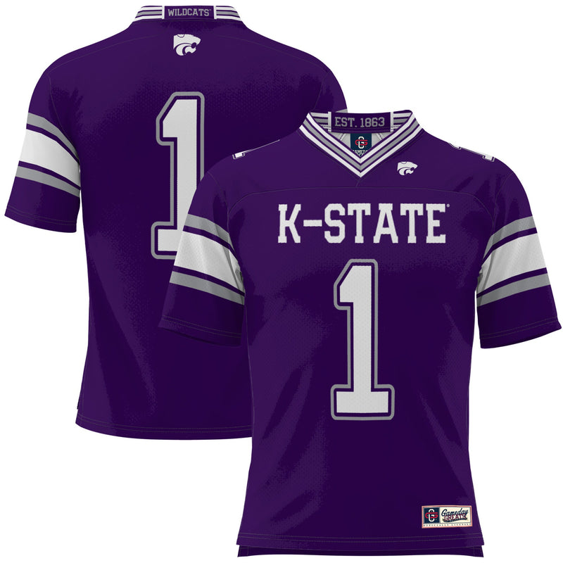 Kansas State Wildcats Football Jersey, Sportswear Jersey Shirt, Lightweight Breathable Athletic Jersey, Casual Gift for Men, Style 200425272