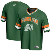 Florida A&M Rattlers Football Jersey, Green Sportswear Jersey Shirt, Lightweight Breathable Athletic Jersey, Casual Gift for Men