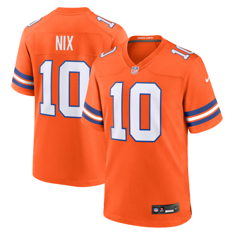 Bo Nix Denver Broncos Football Jersey, Sportswear Jersey Shirt, Lightweight Breathable Athletic Jersey, Casual Gift for Men, Style 201684737