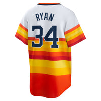 Nolan Ryan Houston Astros Baseball Jersey, White Home Sportswear Jersey Shirt, Lightweight Breathable Athletic Jersey, Casual Gift for Men