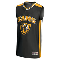 VCU Rams Basketball Jersey, Black Sportswear Jersey Shirt, Sleeveless Athletic Tank Jersey, Casual Gift for Men