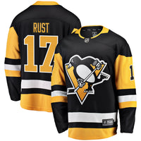 Bryan Rust Pittsburgh Penguins Hockey Jersey, Black Breakaway Sportswear Jersey Shirt, Long Sleeve Hockey Sweater Jersey, Casual Gift for Men
