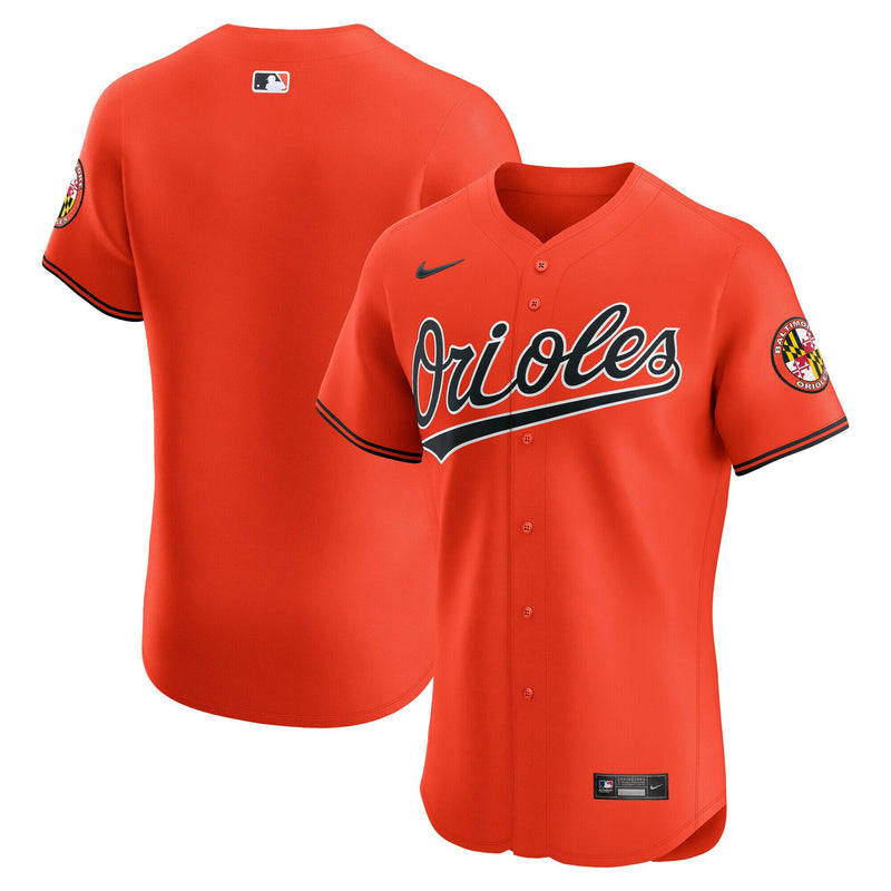 Baltimore Orioles Baseball Jersey, Orange Elite Alternate Sportswear Jersey Shirt, Lightweight Breathable Athletic Jersey, Casual Gift for Men