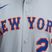 Mark Vientos New York Mets Baseball Jersey, Gray Limited Sportswear Jersey Shirt, Lightweight Breathable Athletic Jersey, Casual Gift for Men