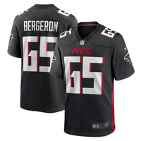 Matthew Bergeron Atlanta Falcons Football Jersey, Black Sportswear Jersey Shirt, Lightweight Breathable Athletic Jersey, Casual Gift for Men