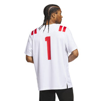 Nebraska Huskers Football Jersey, White Away Sportswear Jersey Shirt, Lightweight Breathable Athletic Jersey, Casual Gift for Men