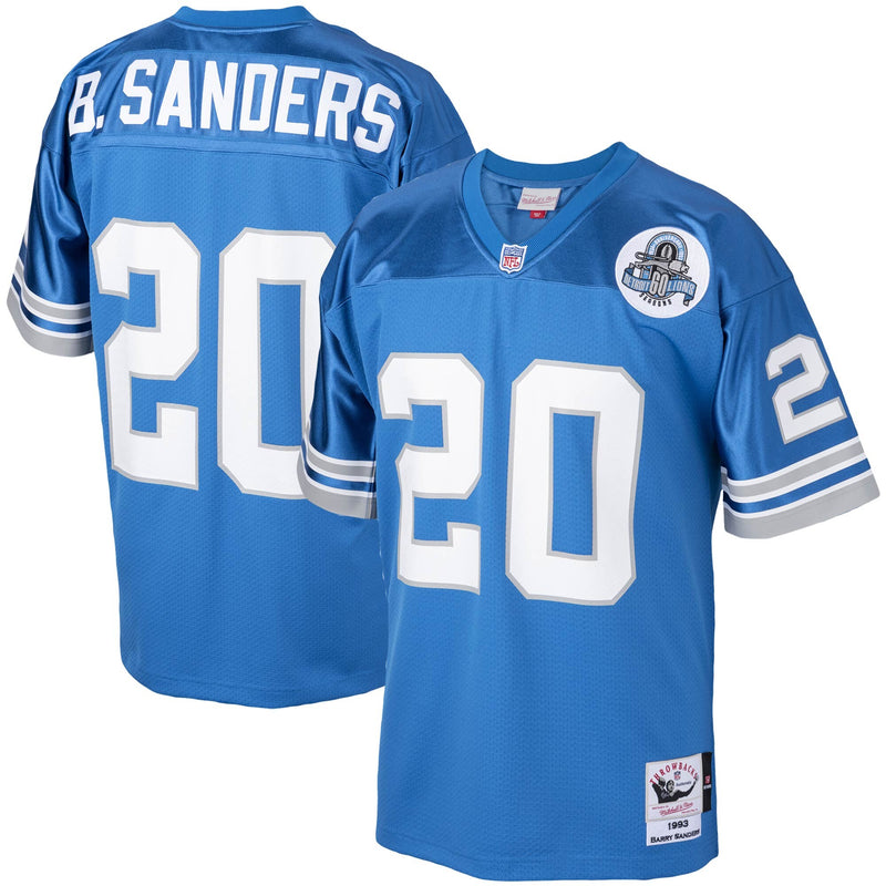 Barry Sanders Detroit Lions Football Jersey, Sportswear Jersey Shirt, Lightweight Breathable Athletic Jersey, Casual Gift for Men, Style 3614861
