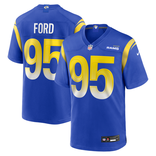 Los Angeles Rams Poona Ford Royal Team Game Jersey