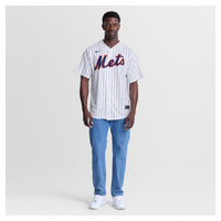 Nolan McLean New York Mets Baseball Jersey, White Replica Sportswear Jersey Shirt, Lightweight Breathable Athletic Jersey, Casual Gift for Men