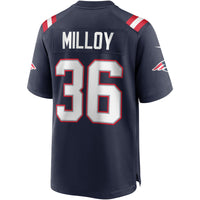 Lawyer Milloy New England Patriots Football Jersey, Navy Sportswear Jersey Shirt, Lightweight Breathable Athletic Jersey, Casual Gift for Men