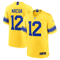 Puka Nacua Los Angeles Rams Football Jersey, Game Classic Sportswear Jersey Shirt, Lightweight Breathable Athletic Jersey, Casual Gift for Men