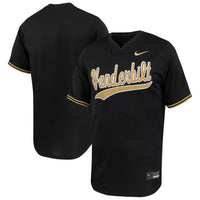Vanderbilt Commodores Baseball Jersey, Black Limited Sportswear Jersey Shirt, Lightweight Breathable Athletic Jersey, Casual Gift for Men