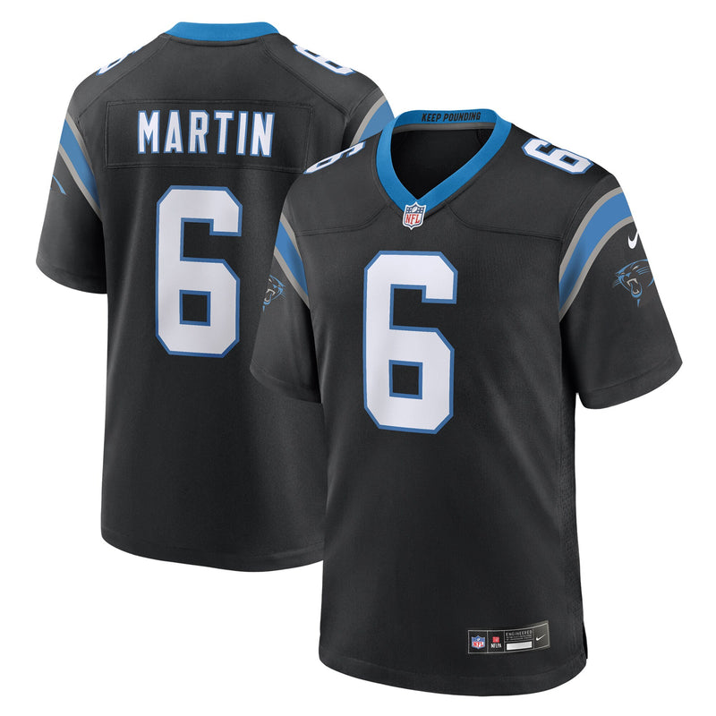 Sam Martin Carolina Panthers Football Jersey, Black Game Sportswear Jersey Shirt, Lightweight Breathable Athletic Jersey, Casual Gift for Men