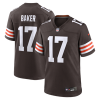 Jerome Baker Cleveland Browns Football Jersey, Brown Game Sportswear Jersey Shirt, Lightweight Breathable Athletic Jersey, Casual Gift for Men