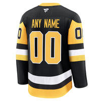 Pittsburgh Penguins Hockey Jersey, Black Sportswear Jersey Shirt, Long Sleeve Hockey Sweater Jersey, Casual Gift for Men, Style 202055726