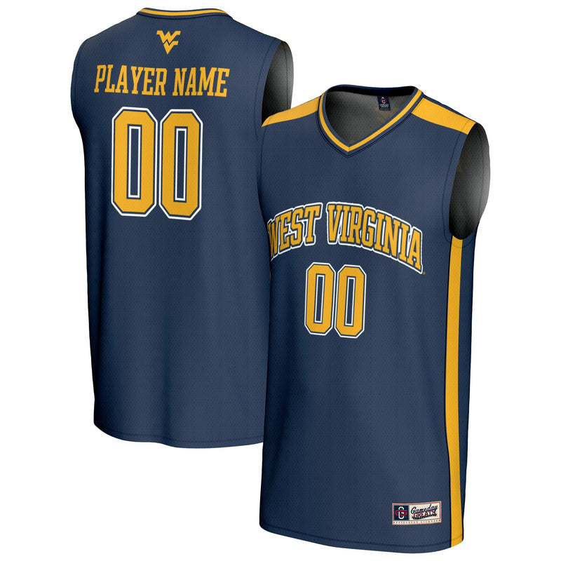 West Virginia Mountaineers Basketball Jersey, Sportswear Jersey Shirt, Sleeveless Athletic Tank Jersey, Casual Gift for Men, Style 202287980