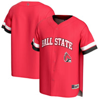 Ball State Cardinals Baseball Jersey, Cardinal Sportswear Jersey Shirt, Lightweight Breathable Athletic Jersey, Casual Gift for Men