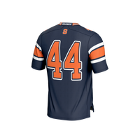 Lightweight Collegiate Football Jersey, Orange Fashion Sportswear Jersey Shirt, Lightweight Breathable Athletic Jersey, Casual Gift for Men