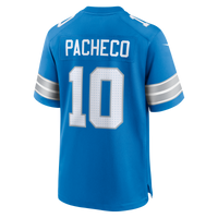 Isiah Pacheco Detroit Lions Football Jersey, Blue Game Sportswear Jersey Shirt, Lightweight Breathable Athletic Jersey, Casual Gift for Men