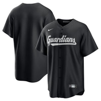 Cleveland Guardians Baseball Jersey, Black Replica Sportswear Jersey Shirt, Lightweight Breathable Athletic Jersey, Casual Gift for Men