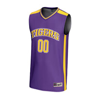 LSU Tigers Basketball Jersey, Purple Fashion Sportswear Jersey Shirt, Sleeveless Athletic Tank Jersey, Casual Gift for Men, Style 202683105