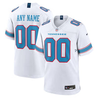 Tennessee Titans Football Jersey, White Sportswear Jersey Shirt, Lightweight Breathable Athletic Jersey, Casual Gift for Men, Style 203933697