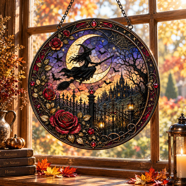 Midnight Passage - Moonlight, Roses and a Silhouette in Flight - main