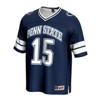Penn State Nittany Lions Football Jersey, Navy Lightweight Sportswear Jersey Shirt, Lightweight Breathable Athletic Jersey, Casual Gift for Men
