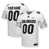 Colorado Buffaloes Football Jersey, White Sportswear Jersey Shirt, Lightweight Breathable Athletic Jersey, Casual Gift for Men, Style 202143839