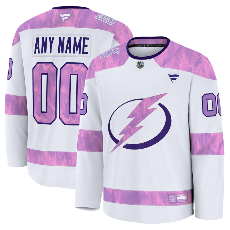 Tampa Bay Lightning Hockey Jersey, White Sportswear Jersey Shirt, Long Sleeve Hockey Sweater Jersey, Casual Gift for Men, Style 202532972
