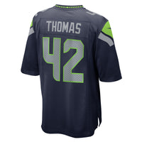 Drake Thomas Seattle Seahawks Football Jersey, Navy Game Sportswear Jersey Shirt, Lightweight Breathable Athletic Jersey, Casual Gift for Men