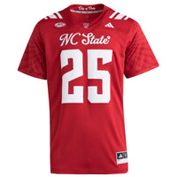 NC State Wolfpack Football Jersey, Red Sportswear Jersey Shirt, Lightweight Breathable Athletic Jersey, Casual Gift for Men, Style 202538863