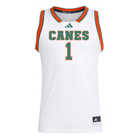 Miami Hurricanes Basketball Jersey, White Replica Swingman Sportswear Jersey Shirt, Sleeveless Athletic Tank Jersey, Casual Gift for Men