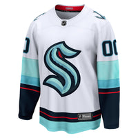 Seattle Kraken Hockey Jersey, White Breakaway Sportswear Jersey Shirt, Long Sleeve Hockey Sweater Jersey, Casual Gift for Men, Style 4430652