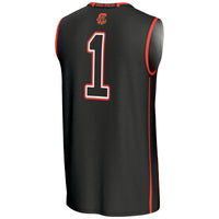 Cornell Big Red Basketball Jersey, Black Lightweight Sportswear Jersey Shirt, Sleeveless Athletic Tank Jersey, Casual Gift for Men