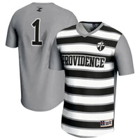 Providence Friars Soccer Jersey, Silver Fashion Lightweight Sportswear Jersey Shirt, Lightweight Breathable Athletic Jersey, Casual Gift for Men