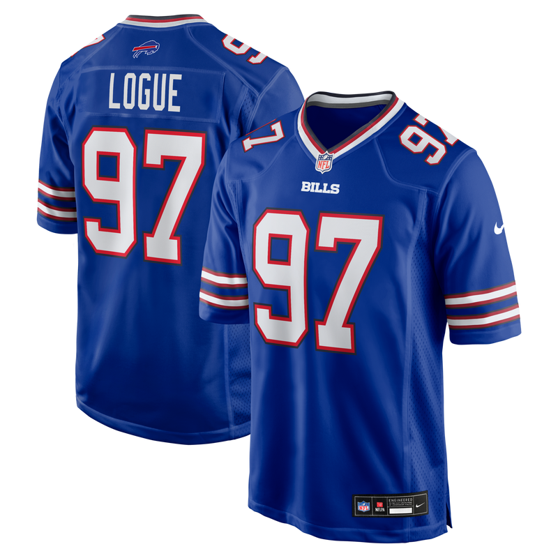 Zion Logue Buffalo Bills Football Jersey, Royal Game Sportswear Jersey Shirt, Lightweight Breathable Athletic Jersey, Casual Gift for Men