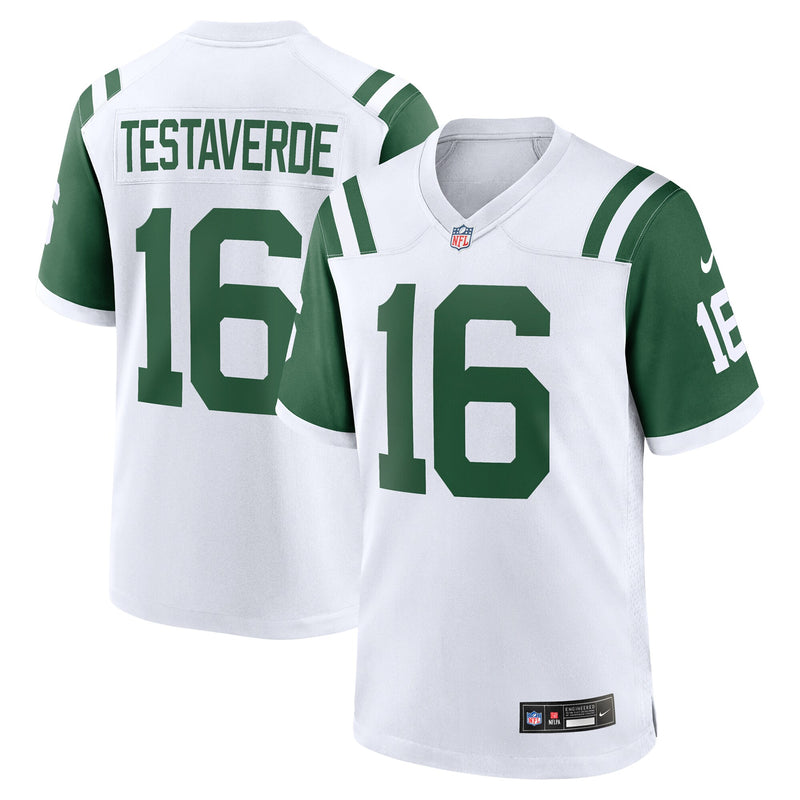 Vinny Testaverde New York Jets Football Jersey, White Game Sportswear Jersey Shirt, Lightweight Breathable Athletic Jersey, Casual Gift for Men