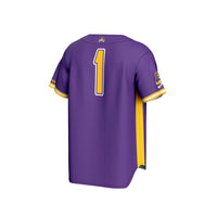 ECU Pirates Baseball Jersey, Purple Sportswear Jersey Shirt, Lightweight Breathable Athletic Jersey, Casual Gift for Men, Style 201180019