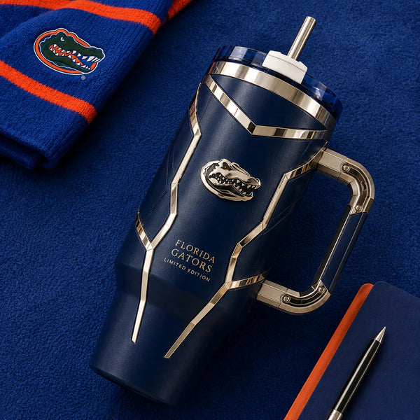 FLA Chrome - Navy Gator Emblem Tumbler - main