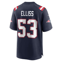 Christian Elliss New England Patriots Football Jersey, Navy Sportswear Jersey Shirt, Lightweight Breathable Athletic Jersey, Casual Gift for Men