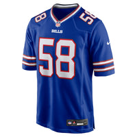 Matt Milano Buffalo Bills Football Jersey, Royal Game Sportswear Jersey Shirt, Lightweight Breathable Athletic Jersey, Casual Gift for Men