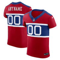 New York Giants Football Jersey, Red Elite Alternate Sportswear Jersey Shirt, Lightweight Breathable Athletic Jersey, Casual Gift for Men