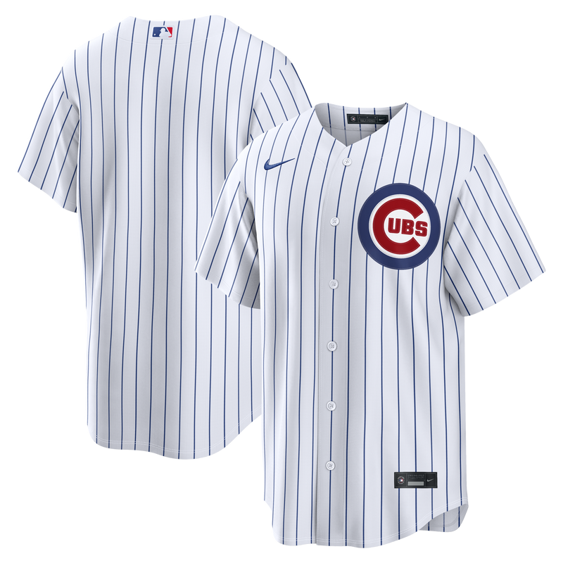 Chicago Cubs Baseball Jersey, White Sportswear Jersey Shirt, Lightweight Breathable Athletic Jersey, Casual Gift for Men, Style 203182774