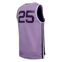 Kansas State Wildcats Basketball Jersey, Lavender Replica Retro Sportswear Jersey Shirt, Sleeveless Athletic Tank Jersey, Casual Gift for Men
