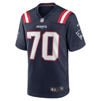 Caedan Wallace New England Patriots Football Jersey, Navy Sportswear Jersey Shirt, Lightweight Breathable Athletic Jersey, Casual Gift for Men